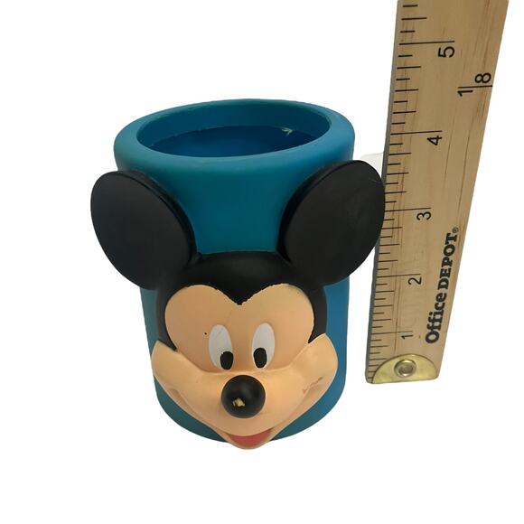 Vintage Y2K Disney Mickey Mouse Blue Pencil Cup - Picture 12 of 12